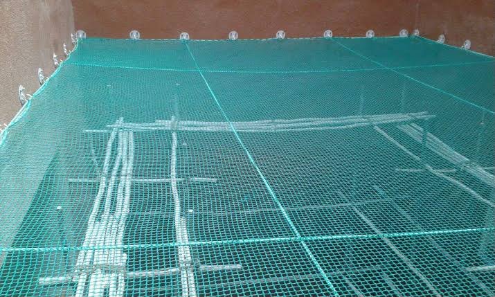 Pigeon net installation for apartment in Tellapur