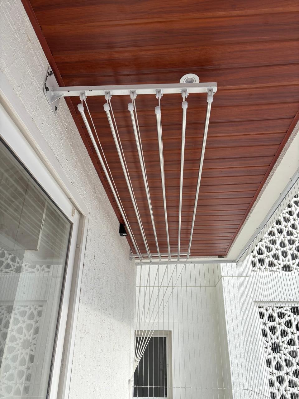 Balcony Cloth Hanger Installation