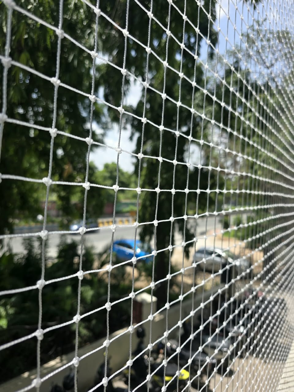 Balcony Pigeon Net Installation